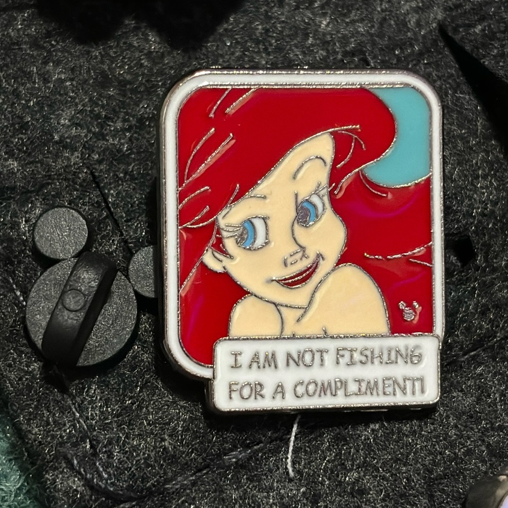 Disney Ariel pin hidden Mickey